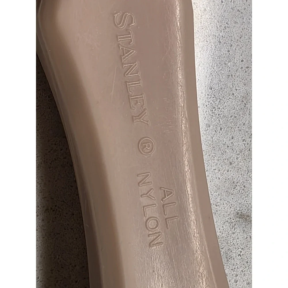 Stanley Lady Catherine Vintage Hair Brush All Nylon 5 Row Ivory Clean